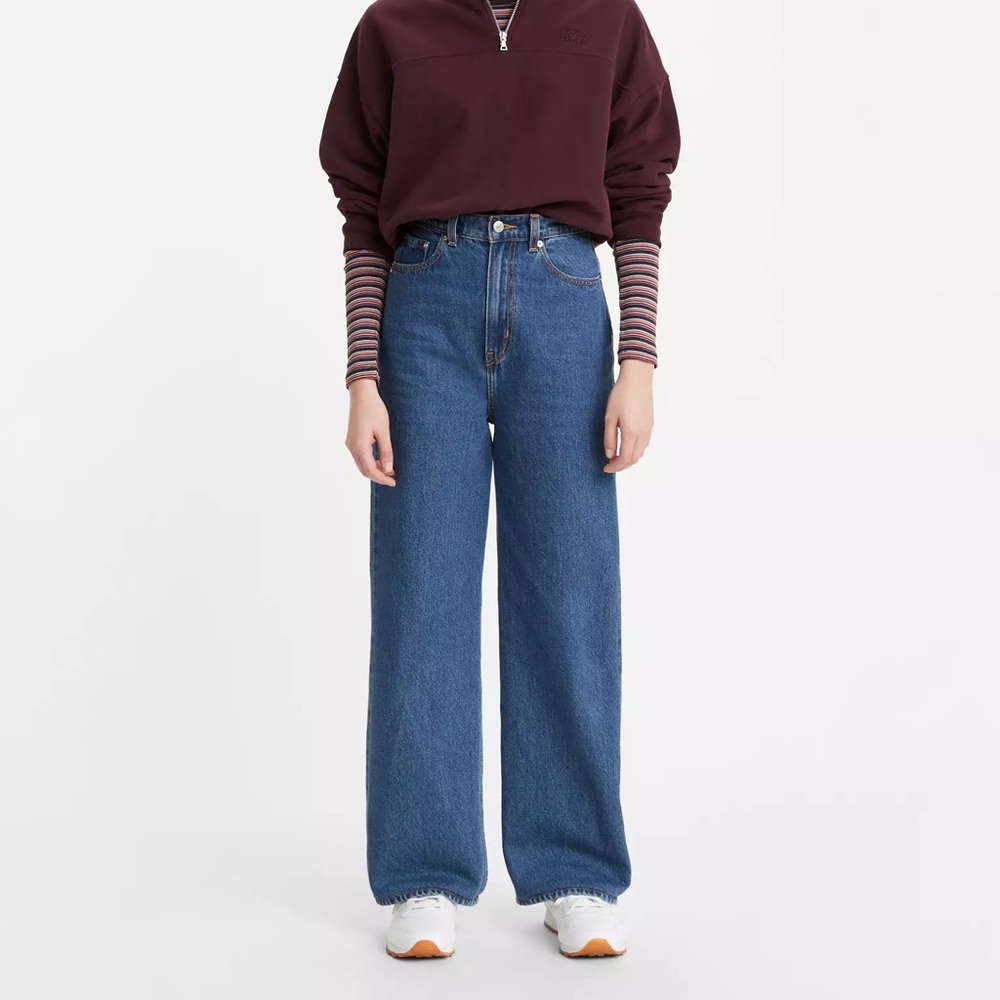 Levi's High-Waisted Wide Leg Jeans